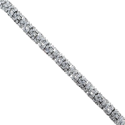 byEdaÇetin - Shimmer White Waterway Bracelet