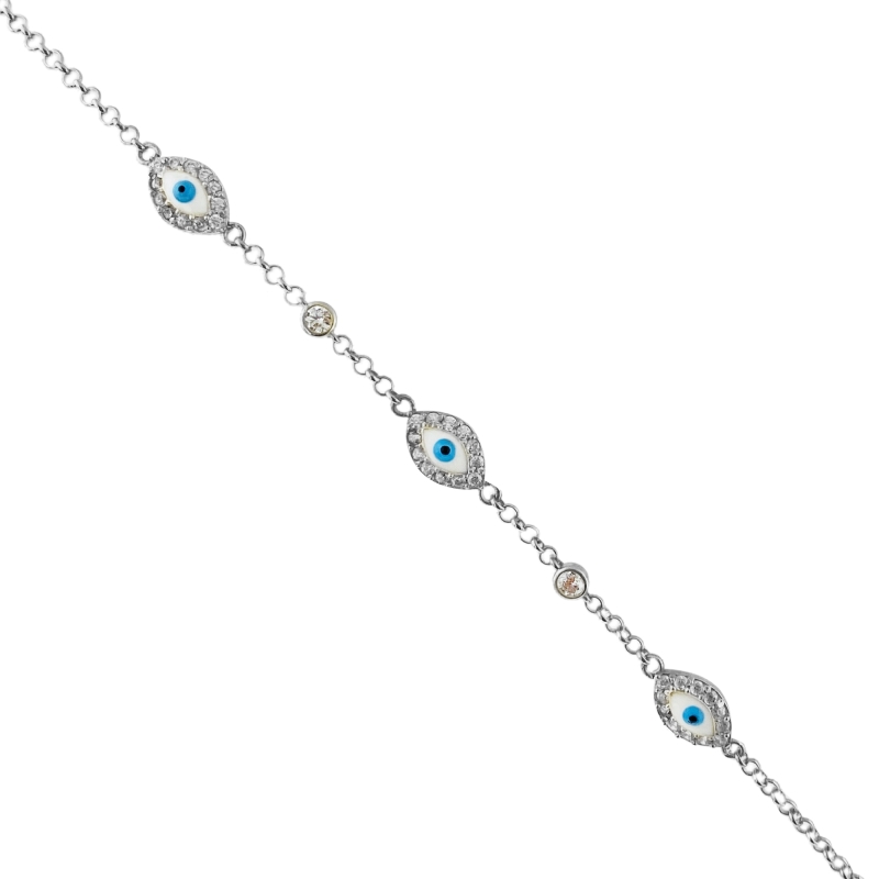 Silva Enamel Eye Bracelet - 2