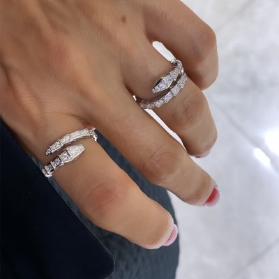 byEdaÇetin - Single Row Snake Ring (1)