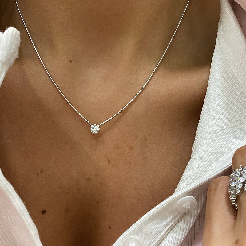 Single Stone Necklace - 2