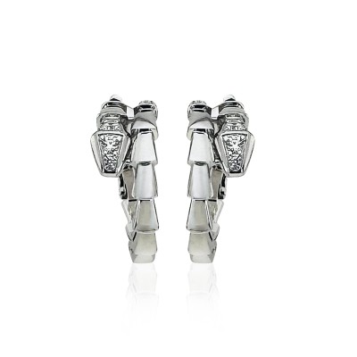 Snake Hoop Earrings - Thumbnail