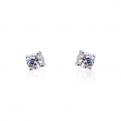 Solitaire Earrings -0.50 Carat