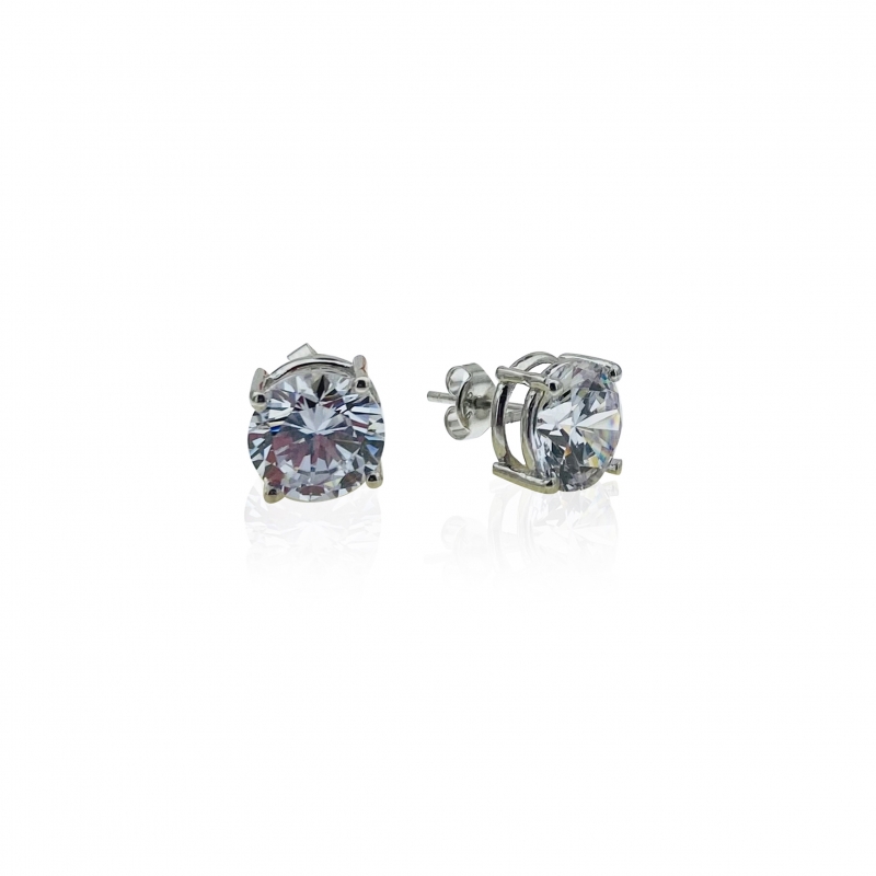 Solitaire Earrings -0.84 Carat