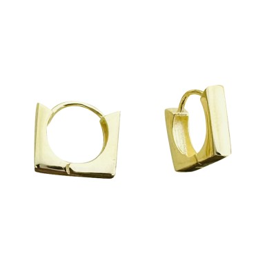 byEdaÇetin - Square Form Hoop Earrings (1)