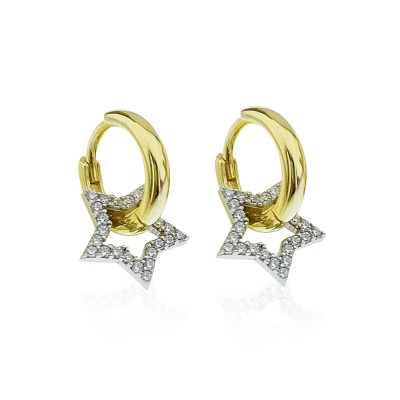 byEdaÇetin - Star Earrings in the Ring