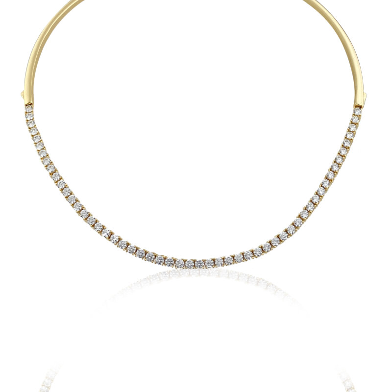 Stone-Choker-Necklace - 1