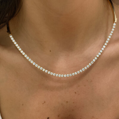 Stone-Choker-Necklace - by Eda Çetin