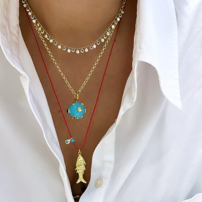 by Eda Çetin - Stone Evil Eye Necklace (1)