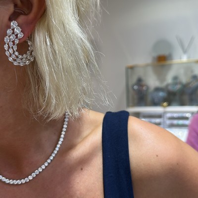 Straight Drop Earrings - Thumbnail
