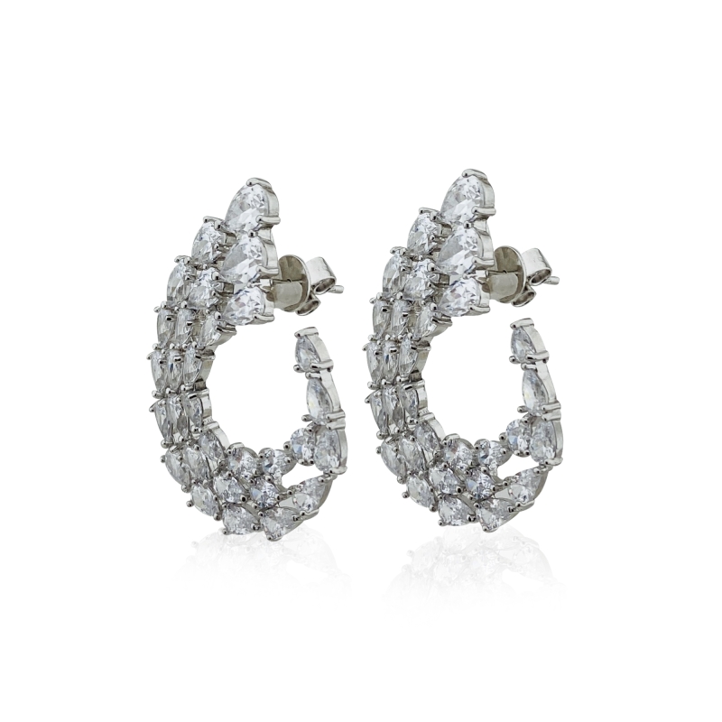 Straight Drop Earrings - 4
