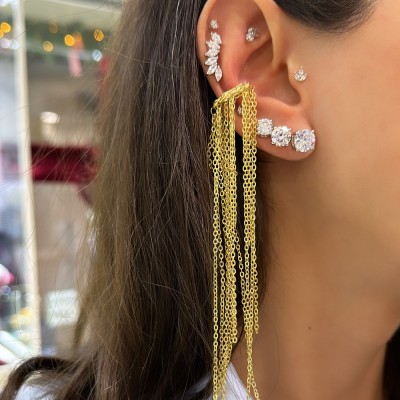 byEdaÇetin - Suzi Pendant Cartilage Earring