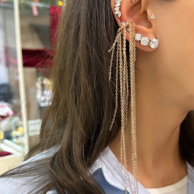 Suzi Pendant Cartilage Earring - Thumbnail