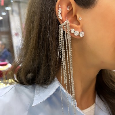 byEdaÇetin - Suzi Pendant Cartilage Earring (1)