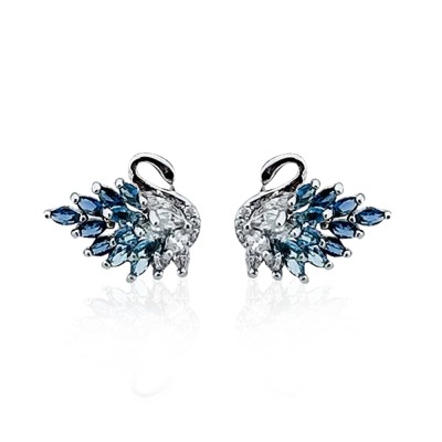 byEdaÇetin - Swan Stone Earrings