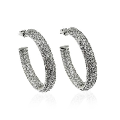 by Eda Çetin - Tara Italian Hoop Earrings