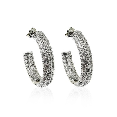 by Eda Çetin - Tara Italian Hoop Earrings