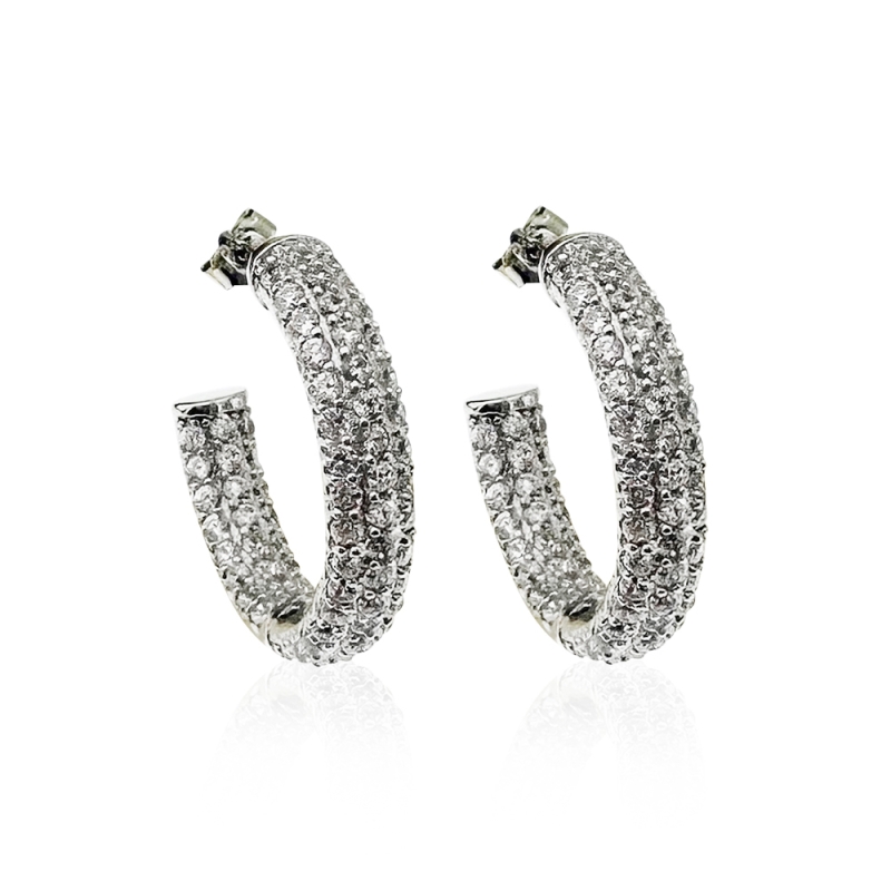Tara Italian Hoop Earrings