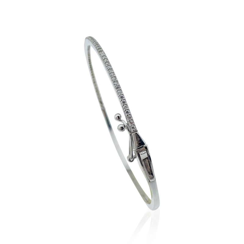 Thin Mounted Stone Bracelet - 3