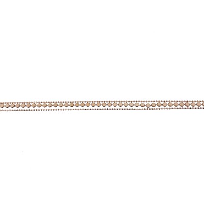 Three Row Italian Chain Anklet