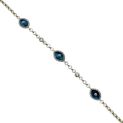 by Eda Çetin - Triple Mini Glasseye Bracelet 