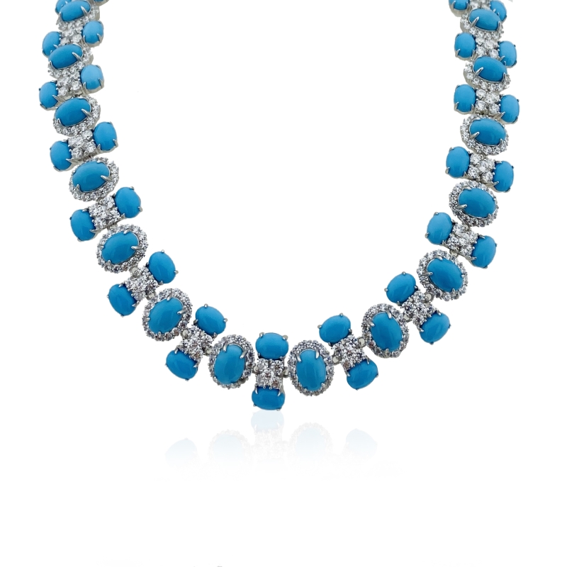 Turquoise Royal Max Necklace - 1