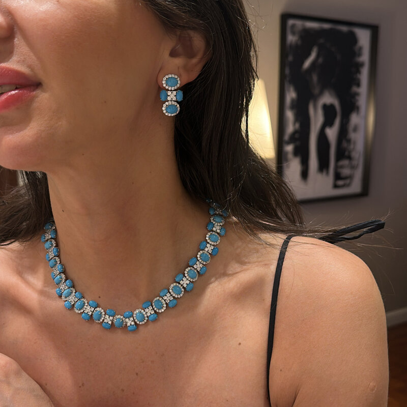 Turquoise Royal Max Necklace - 2