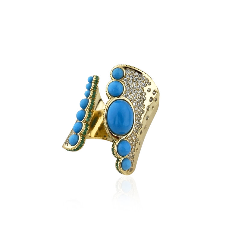 Turquoise Royal Ring - 2