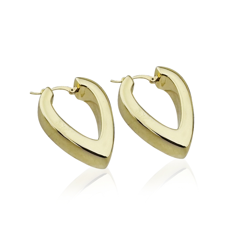 V Form Italian Earrings - 4