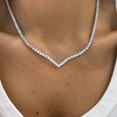 V Waterway Necklace - by Eda Çetin