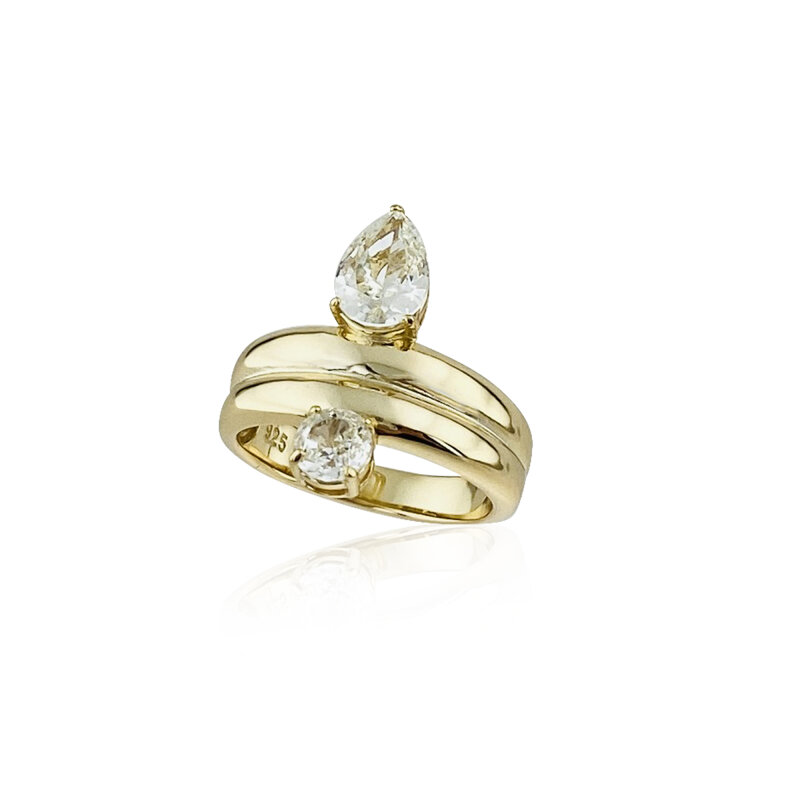 Valentina Moissanite Stone Ring - 1