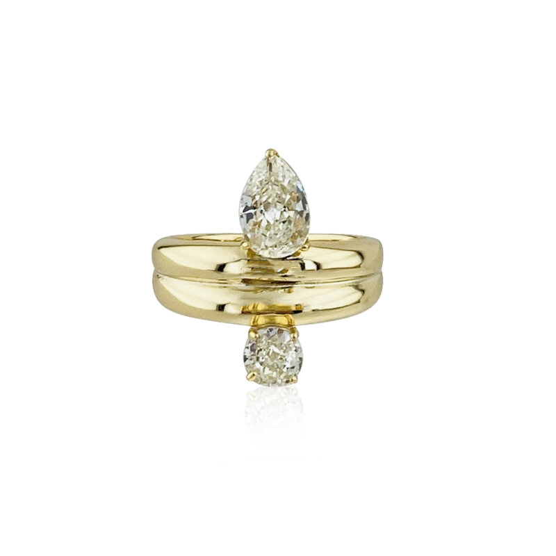 Valentina Moissanite Stone Ring - 2
