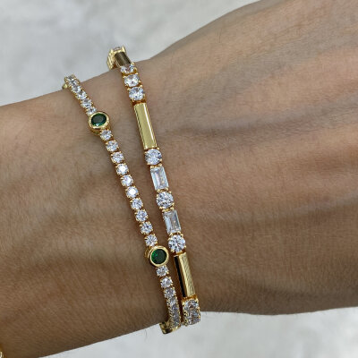 Viola Stone Bracelet - by Eda Çetin