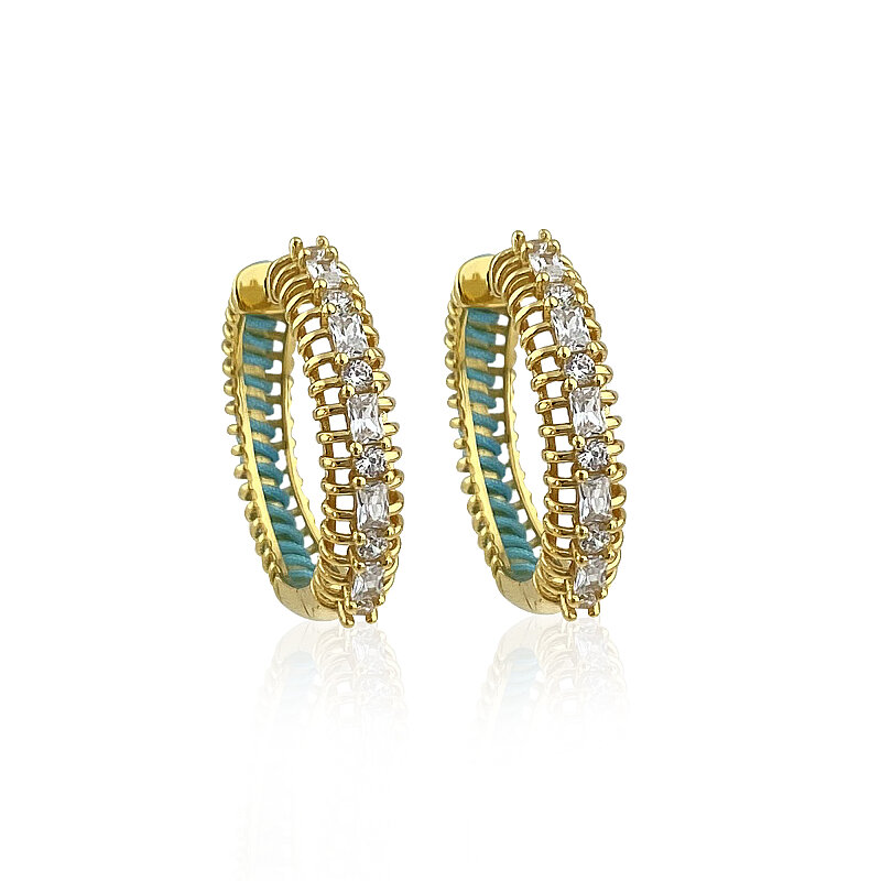 Vivoli Italian Hoop Earrings - 1