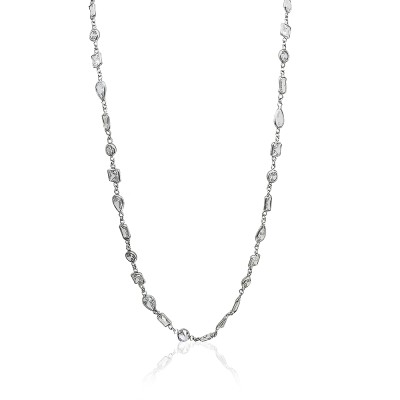 byEdaÇetin - White Stone Long Necklace